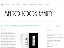 Tablet Screenshot of metrolookbeauty.com